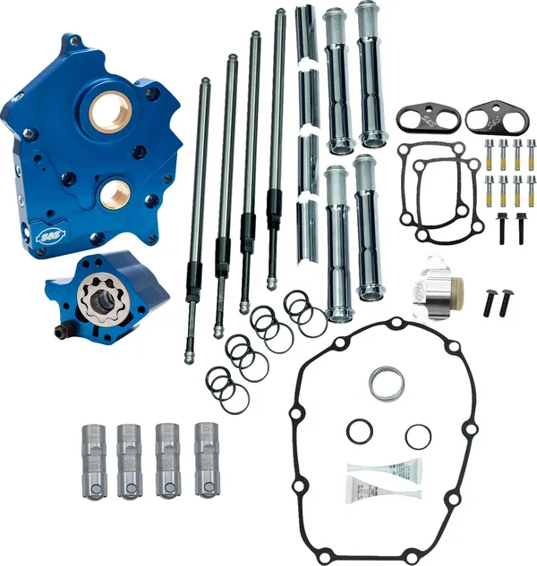S&S CYCLE Cam Chest Kit without Cams for Chain Drive M8 Harley Davidson FLHFB / FLHTCU 1750-1923cc 17-25