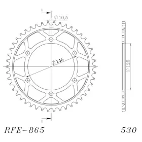 Supersprox / JT Rear sprocket 865.39