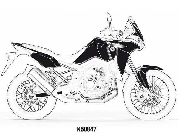 UNIRACING Stickers kit Honda CRF 1100cc 20-22