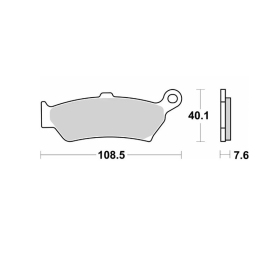 BREMBO Street Sintered Metal Brake pads BMW R 1300 24-25