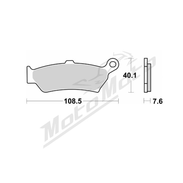 BREMBO Street Sintered Metal Brake pads BMW R 1300 24-25