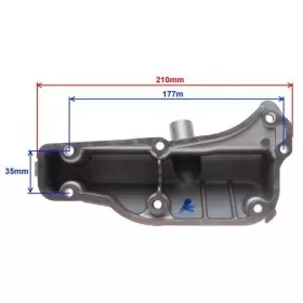 Crankcase left side cover PIAGGIO FLY 125 2005-2012