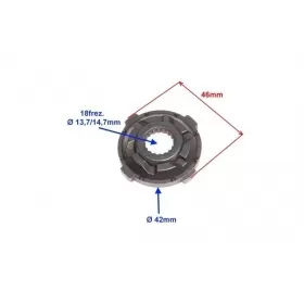 Kickstarter gear RMS PIAGGIO / GILERA 50 2T / 4T (from 1998y)