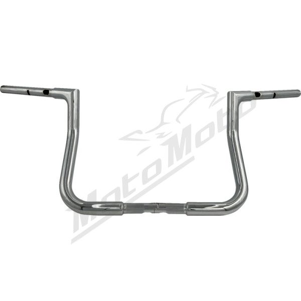 FAT BAGGERS INC. 1-1/4" EZ Install Flat Top Handlebar Chrome 32mm 91,5cm (28cm)