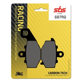 Sbs Brakepads Carbon Tech rear Kawasaki ER-6F / GPZ / KLE / Z / ZX / ZZR 600-1000cc 93-20