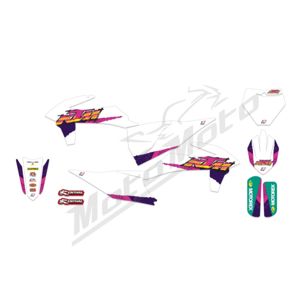 BLACKBIRD RETRO STICKER SET KTM SX / SX-F / EXC / EXC-F 125-500cc 19-23