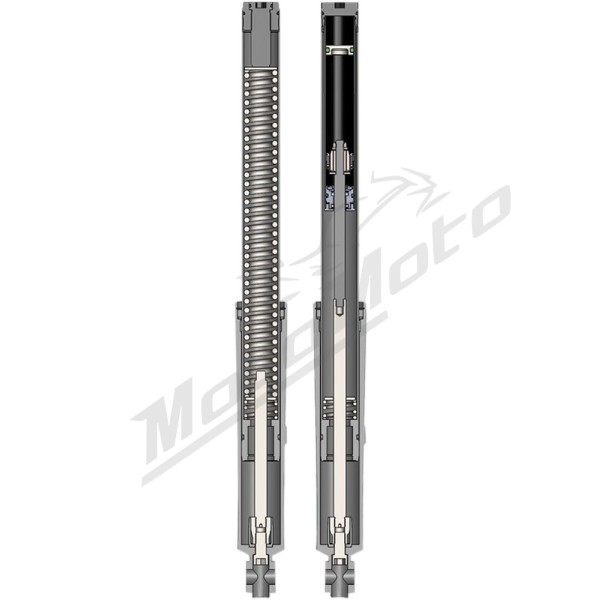 PROGRESSIVE SUSPENSION Monotube Cartridge Fork Kit Harley Davidson FLH / FLHR / FLHRC / FLHRXS / FLHT / FLHTK / FLHX / FLHXS / FLTRK / FLTRX / FLTRXST 1750-1977 17-26