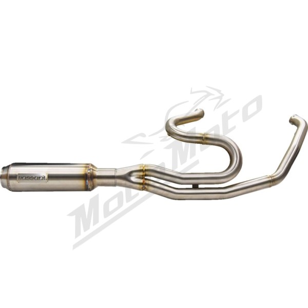 BASSANI XHAUST 2-into-1 Mid-Length Exhaust System Harley Davidson 1750-1923cc 2017-2025