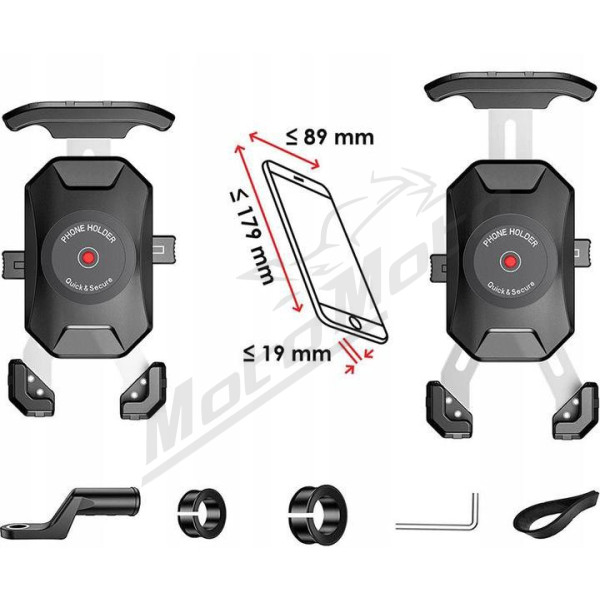 4Ride Telefono laikiklis R15-metal 4 