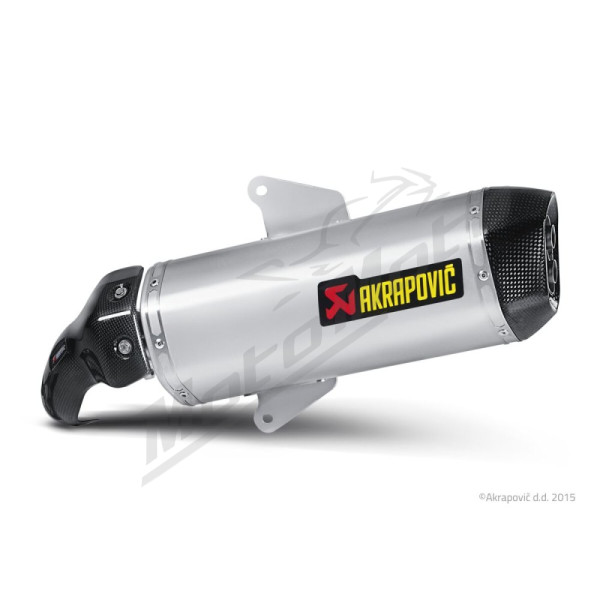 AKRAPOVIC Slip-On Line Muffler Stainless Steel / Carbon Fiber Aprilia SRV / Gilera GP 800-850 08-16