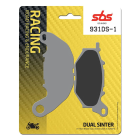 SBS DC Racing Dual Carbon Brake Pads Yamaha YZF-R 250-300cc 15-24