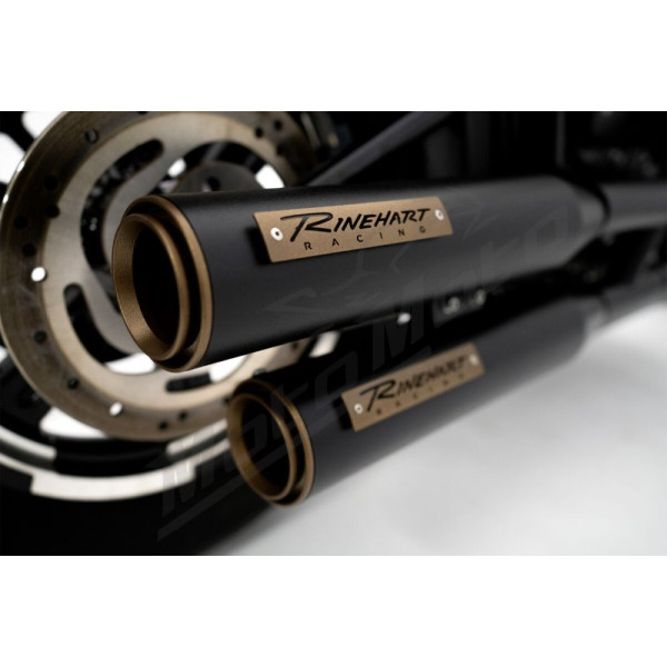 RINEHART RACING 500-1241 3.5" HP35 Slip-On Mufflers for Harley Davidson FLFB / FLFBS / FLSL / FXBB / FXBBS 1750-1923