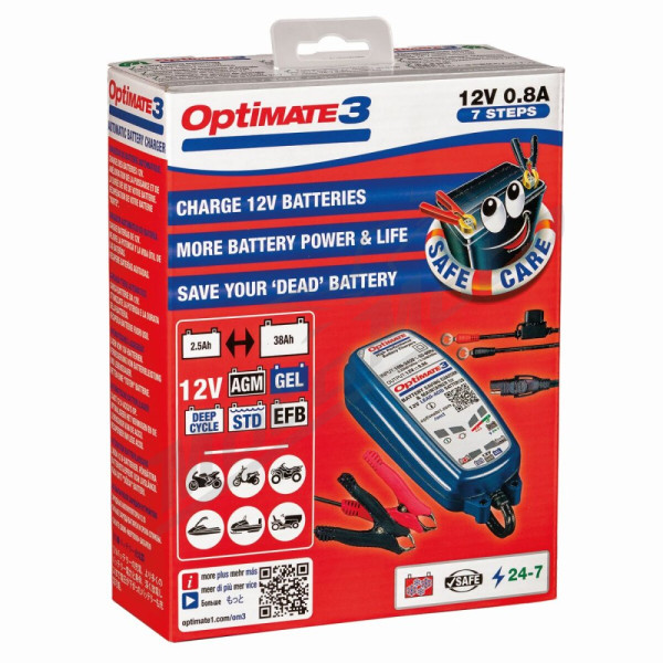 TECMATE OptiMate 3 battery charger 12 V