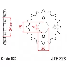 Priekinė žvaigždutė JTF328
