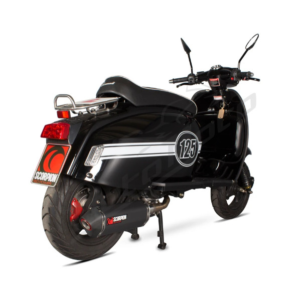 Exhaust SCORPION RP Serket Black Scomadi TL 125cc 2015-2016