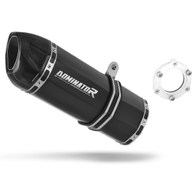 Kawasaki ZRX 1100 Exhaust Silencer Muffler HP1 BLACK + dB killer
