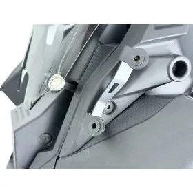 WRS MG009NO Side Deflectors Matt Black Moto Guzzi Stelvio 1000 ABS 2024