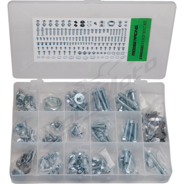 MOOSE OFFROAD HARD-PARTS M1 KX/KXF Bolt Kit Kawasaki KX 125-500cc 00-26