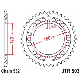 Rear sprocket JTR503