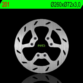 NG BRAKES Front Fixed Brake Disc 260mm Beta Ark / RR / RRT 50cc 03-09