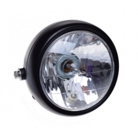 Universal black headlight 165MM