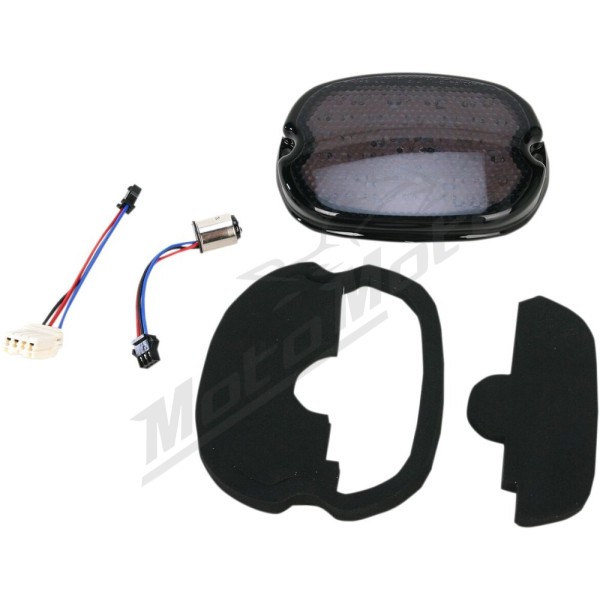 DRAG SPECIALTIES LED Low-Profile Taillight ​​​​​​​Harley Davidson FLHR / FLHRC / FLHRCI / FLHRI / FLHT / FLHTC / FLHTCI / FLHTCU 883-1800cc 99-23