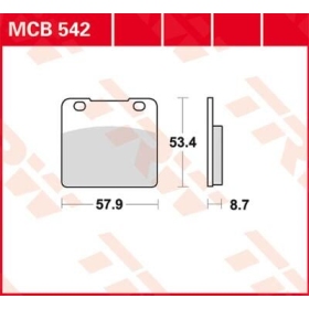 TRW All Round Sintered Metal Brake Pads Suzuki / Yamaha 250-1500cc 80-04