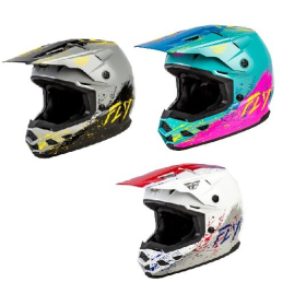 Vaikiškas krosinis šalmas FLY RACING YOUTH KINETIC DRIP