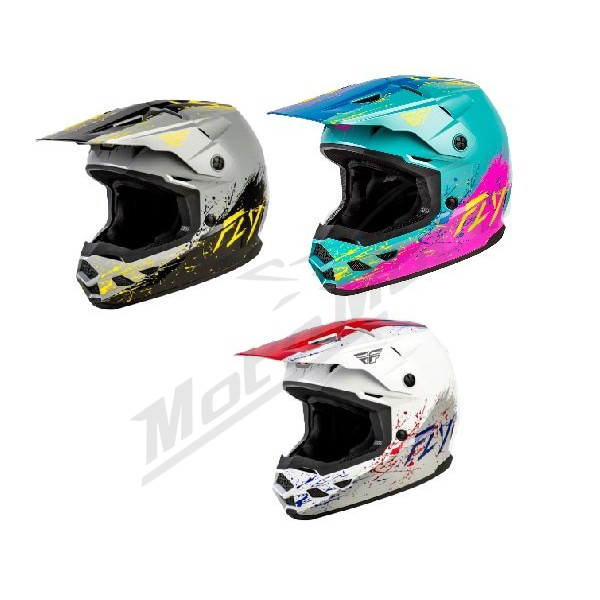 Helmet Off-road FLY RACING YOUTH KINETIC DRIP