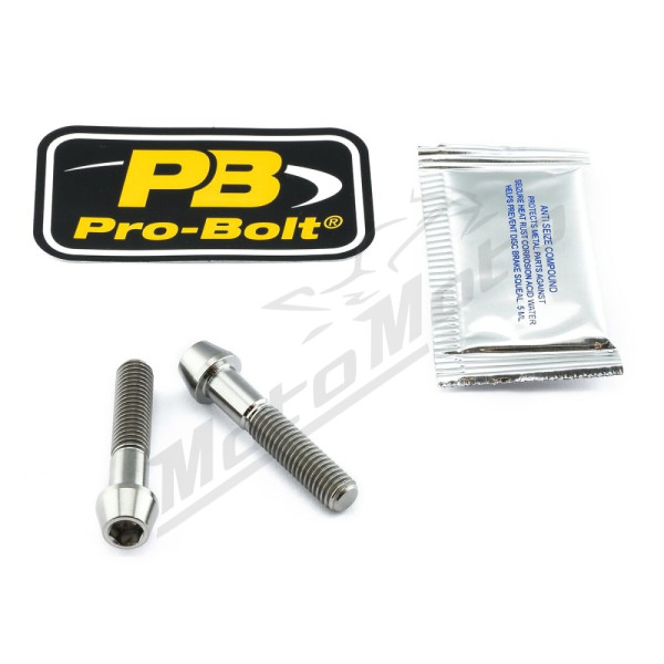 PRO BOLT Axle Pinch Bolt Kit Titan, Front Beta / Honda / KTM / Triumph / Yamaha 50-2500cc 97-24