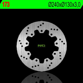 NG BRAKES Rear Fixed Brake Disc 230mm Kawasaki ZR / ZX / ZZR 600-750cc 90-97
