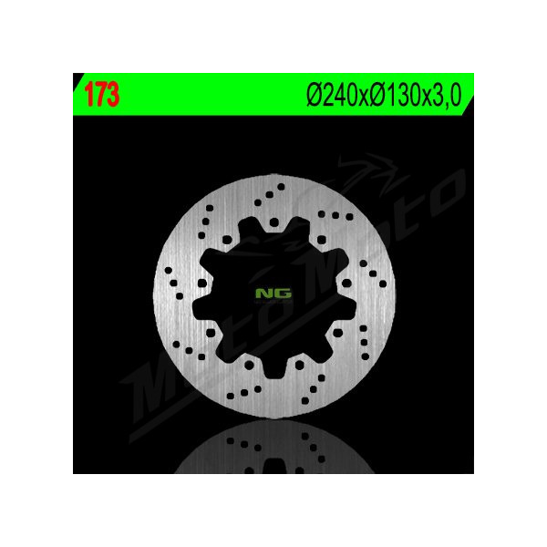 NG BRAKES Rear Fixed Brake Disc 230mm Kawasaki ZR / ZX / ZZR 600-750cc 90-97