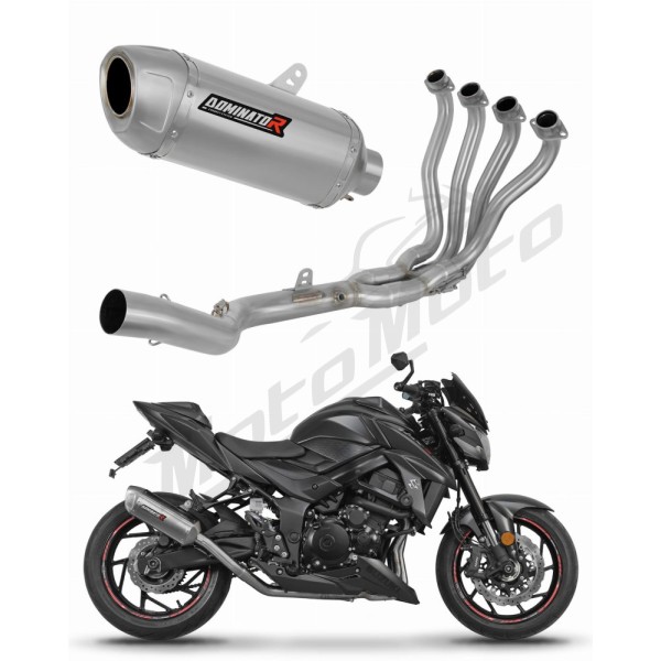 Suzuki GSX-S 750 2017-2020 Dominator Full Exhaust System S6 + dB killer