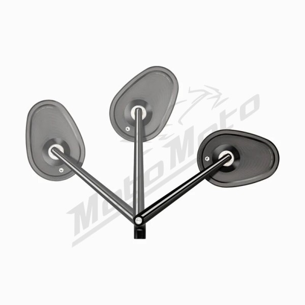 MOTOGADGET Club Flip 150 mm lankstomas veidrodėlis