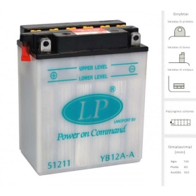 LANDPORT Battery 12 Ah 150A EN 12V LT14B-BS