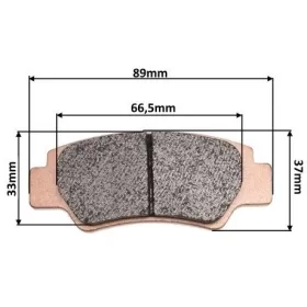 REAR BRAKE PADS MAXTUNED ​​​​​​​QJMotor SFA 600-1000cc 2024-2025