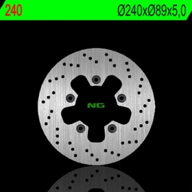 NG BRAKES 240 priekinis / galinis fiksuotas stabdžių diskas KAWASAKI / KYMCO / SUZUKI 