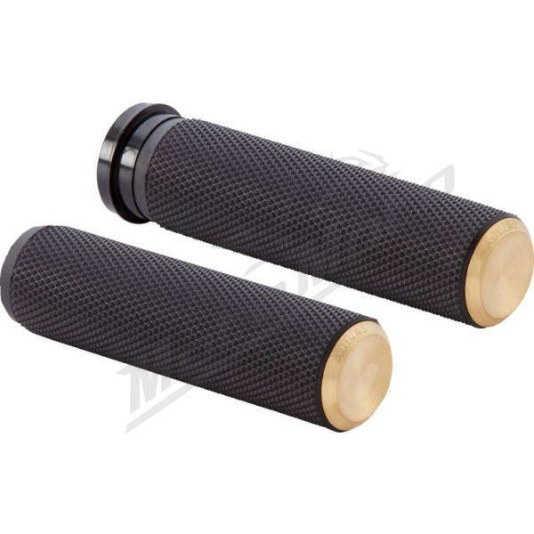 ARLEN NESS Knurled Grips Harley Davidson FLDE / FLFB / FLFBS / FLH / FLHC / FLHCS 1584-1923cc 08-24