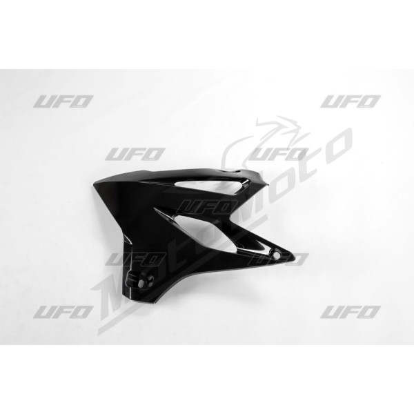 UFO Juodas radiatoriaus šoninis plastikas Yamaha YZ 85cc 15-21