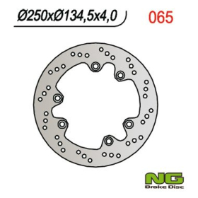 NG BRAKES Fixed Rear Brake Disc 250mm Suzuki DR 600-800cc 85-25
