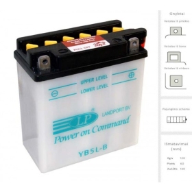 LANDPORT Battery 5 Ah 60A EN 12V LB5L-B