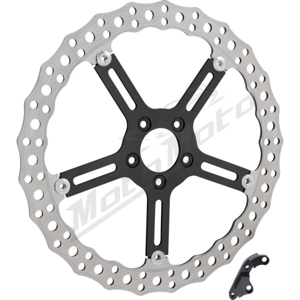 ARLEN NESS 381mm Front Left Big Brake Jagged Floating Rotor Kit Harley Davidson FLSB / FXLRS / FXLRST 1750-1923cc 19-24