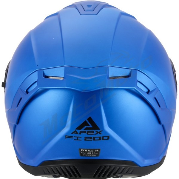 Helmet APEX FI200 Solid metallic blue matt