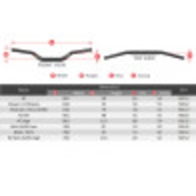 SCAR O² RC Universal Mini 65/85 High Handlebar Ø28,6mm