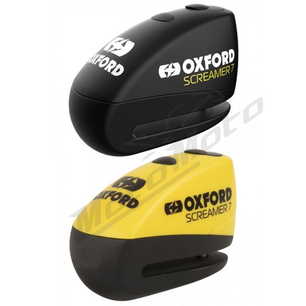 Oxford Screamer7 Alarm Disc Lock Yellow/black : Oxford Products