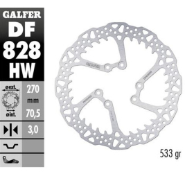 GALFER Shark Front brake disc TM Racing FI / Enduro / MX / SMX / SMR  125-660 00-24