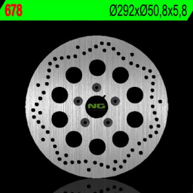 NG Rear Fixed Brake Disc 292x50.8x5.8mm Harley Davidson Sportster / Dyna / Softail 883-1340cc 84-98