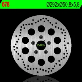 NG Rear Fixed Brake Disc 292x50.8x5.8mm Harley Davidson Sportster / Dyna / Softail 883-1340cc 84-98
