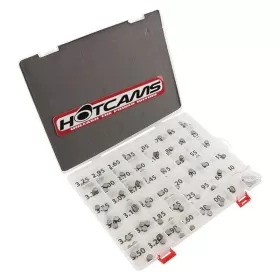 HOT CAMS vožtuvų plokštelės Ø7,48x1,20 - Ø7,48x3,50mm (kiekvienas dydis x3)