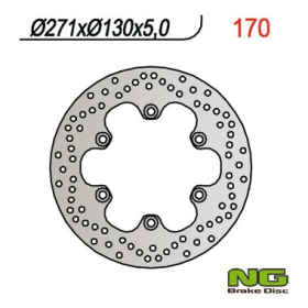 NG BRAKES Priekinis fiksuotas stabdžių diskas 271mm Kawasaki ER / GPZ / GTR / ZL 500-1000cc 83-06